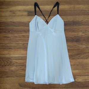 Victoria Secret silver satin slip dress nightie